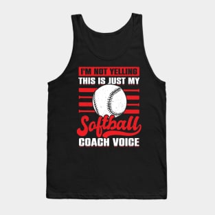 Funny Coaching Softball Coach Gift Tank Top